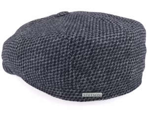 Hatteras Wool BlackCharcoal Newsboy Cap