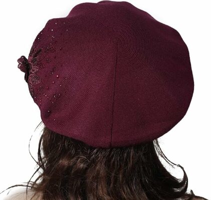 Mosaic Women Warm Beret Cap