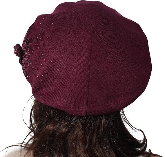 Mosaic Women Warm Beret Cap