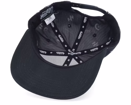 Monogram Black Baseball Cap