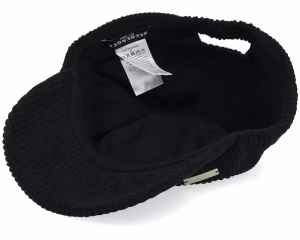 Corduroy Baseball Cap Black Dad Cap