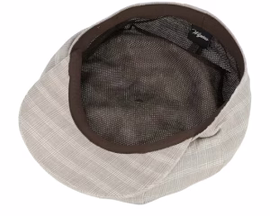 Retro Ecru Newsboy Cap