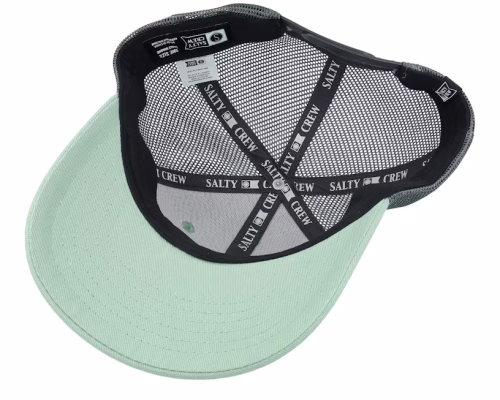 Legendary Retro Mackerel GreenCharcoal Trucker Cap
