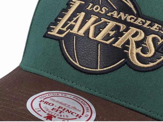 Exclusive x Los Angeles Lakers Pro Crown Dark Green/Brown A-frame Adjustable