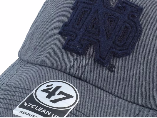 Notre Dame Ncaa Stockton Navy Dad Cap