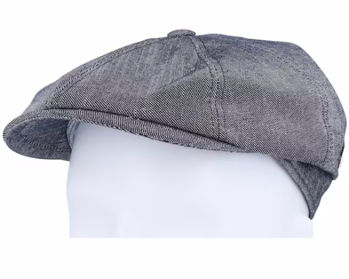 Peeky 51 Cotton Navy Flat Cap