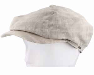 Retro Ecru Newsboy Cap