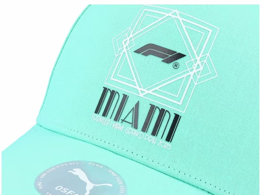 F1 Logo 25 Race Special Miami Aquatic Teal A-Frame Adjustable