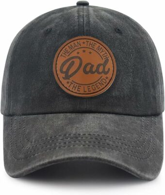 Adjustable Cotton Leather Patch Trucker Cap
