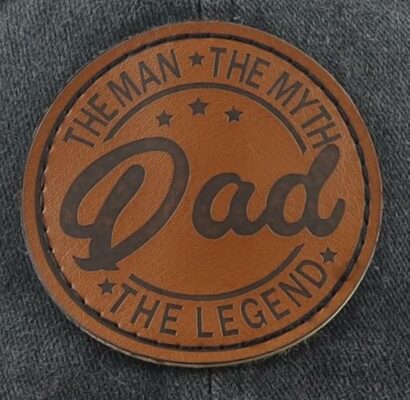 Adjustable Cotton Leather Patch Trucker Cap