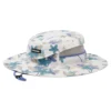 Bora Bora Printed Tiger Lilies Boonie Hat - White-Multi