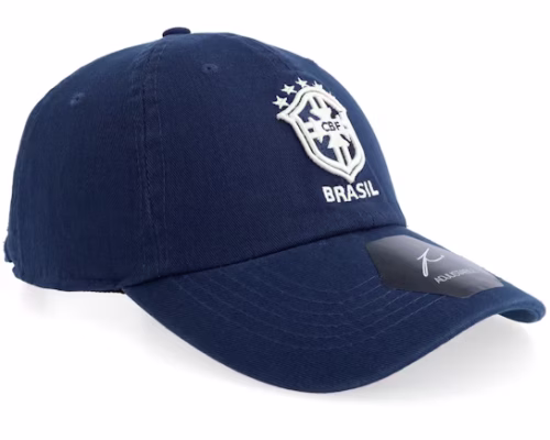 Brazil Football Beyond Borders Navy Dad Cap