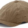 Cotton 8-Panel Newsboy Cap for Men
