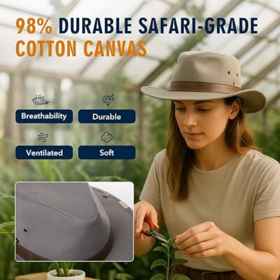 Cotton Aussie Outback Hat for Women