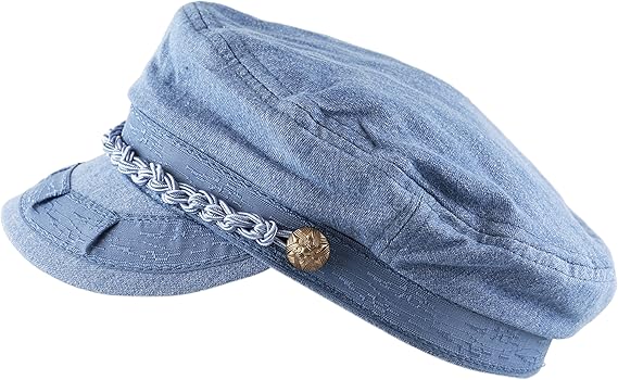 Cotton Yachting Style Fiddler Cap