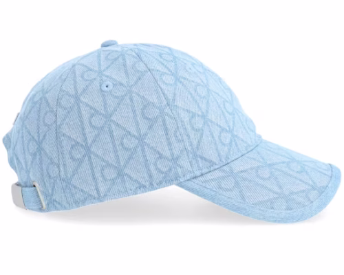 Denim Emblem Burnout W Patch Cap Vintage Denim Dad Cap