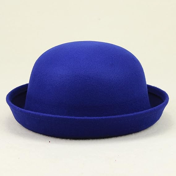 Elegant Adults Solid Bowler Hat