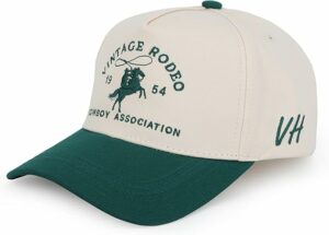 Embroidered Western Retro Trucker Cap