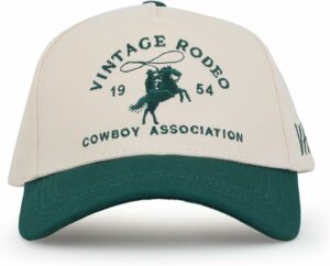 Embroidered Western Retro Trucker Cap