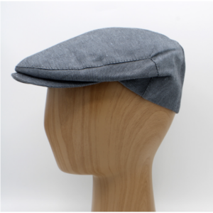 Flat Summer Linen & Cotton Cap