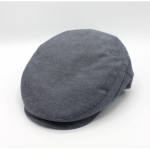 Flat Summer Linen & Cotton Cap