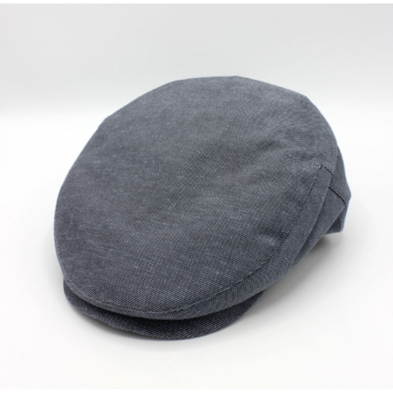 Flat Summer Linen & Cotton Cap
