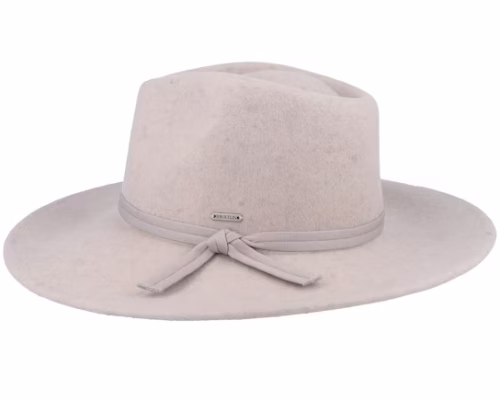 Joanna Felt Packable Hat Oatmeal Fedora