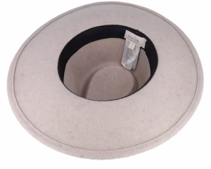 Joanna Felt Packable Hat Oatmeal Fedora
