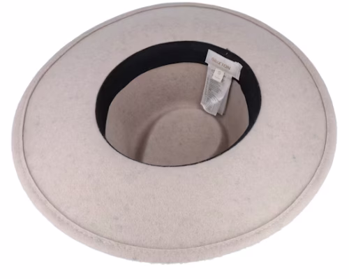 Joanna Felt Packable Hat Oatmeal Fedora
