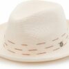 Men Fedora Hat - White