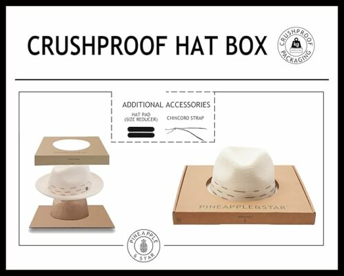 Men Fedora Hat - White