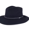 Messer Western Black Fedora