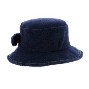Navy Fleece Bucket Hat