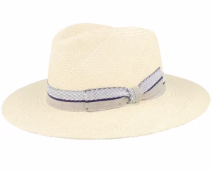 Pacora Panama Natural-Blue Band Straw Hat