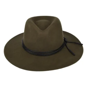 Piston Wool Felt Outback Hat - Olive