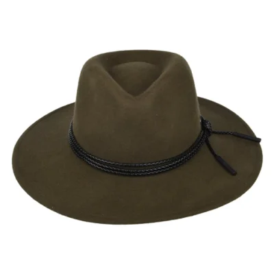 Piston Wool Felt Outback Hat - Olive
