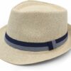 Short Brim Fedora Hat for Men Women