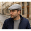 Silk & Cotton Flat Cap
