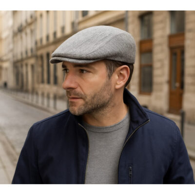 Silk & Cotton Flat Cap