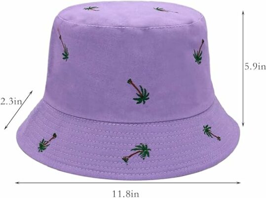 Summer Print Cotton Bucket Hat