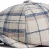 Tweed 8 Panel Newsboy Cap