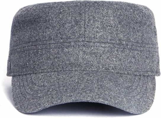 Warm Winter Army Cap - Grey