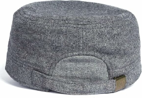Warm Winter Army Cap - Grey