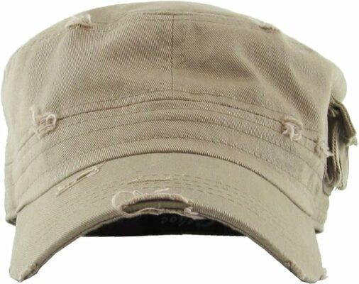 Washed Cotton Army Cap