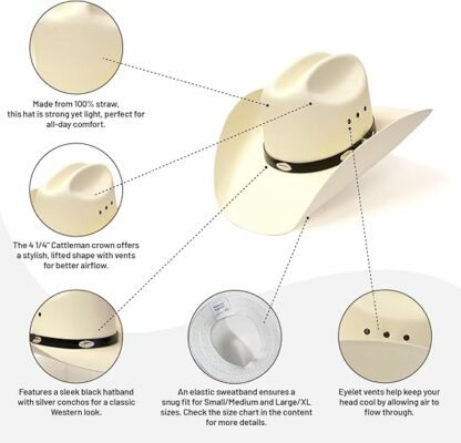 Western Cowboy Hat for Men and Women