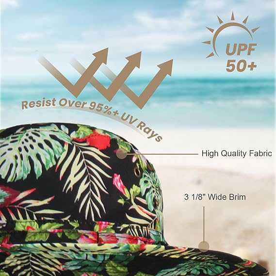 Wide Brim UV Protection Boonie Hat