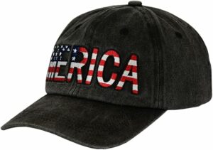 Women American Flag Trucker Cap