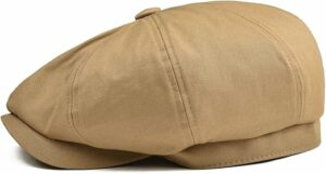 100% Cotton Men's Newsboy Cap