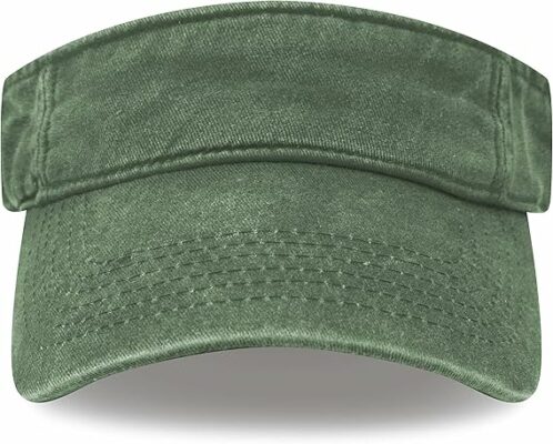 100% Cotton Sun Visor Cap