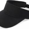 Adjustable Solid Color Visor Cap